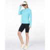 image:imageRoadbox Womens UPF 50 Sun Protection Hoodie Long Sleeve Hiking Fishing Hooded Shirt Lightweight Outdoor UV Rash Guard02blue