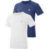 image:imageRoadbox Boys Rash Guard Swim Shirt UPF 50 Sun Protection Short Sleeve Quick Dry Rashguard Water Shirt for KidsNavy Bluewhite