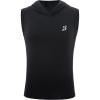 image:imageRoadbox Boys Tank Tops Athletic Compression Hoodie Shirts Sleeveless Quick Dry Sport Workout Active TShirt for Kids YouthBlack