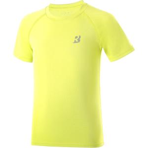 image:imageRoadbox Boys Rash Guard Swim Shirt UPF 50 Sun Protection Short Sleeve Quick Dry Rashguard Water Shirt for KidsYellow