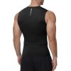 image:imageRoadbox Mens Sleeveless Compression Shirt Athletic Workout Tank Tops Sports Running Slimming Base LayerBlack
