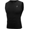 image:imageRoadbox Mens Sleeveless Compression Shirt Athletic Workout Tank Tops Sports Running Slimming Base LayerBlack