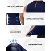 image:imageRoadbox Mens Sleeveless Compression Shirt Athletic Workout Tank Tops Sports Running Slimming Base LayerNavy Blue