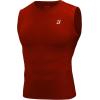 image:imageRoadbox Mens Sleeveless Compression Shirt Athletic Workout Tank Tops Sports Running Slimming Base LayerRed