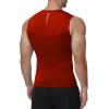 image:imageRoadbox Mens Sleeveless Compression Shirt Athletic Workout Tank Tops Sports Running Slimming Base LayerRed