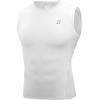 image:imageRoadbox Mens Sleeveless Compression Shirt Athletic Workout Tank Tops Sports Running Slimming Base LayerWhite