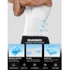 image:imageRoadbox Mens Sleeveless Compression Shirt Athletic Workout Tank Tops Sports Running Slimming Base LayerWhite