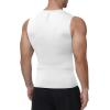 image:imageRoadbox Mens Sleeveless Compression Shirt Athletic Workout Tank Tops Sports Running Slimming Base LayerWhite