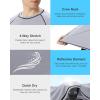 image:imageRoadbox Mens Sun Protection Swim Shirt Long Sleeve UPF 50 Rash Guard QuickDry Fishing Shirts for Beach Surfing HikingEco Gray