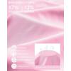 image:imageRoadbox Womens Compression Shirt Short Sleeve V Neck Workout Tops Quick Dry Athletic Gym Base Layer for Yoga Running SportsPink