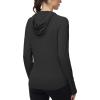 image:imageRoadbox Womens Sun Protection Hoodie Jacket UPF 50 SPF Lightweight Long Sleeve Full Zip Workout Shirts for Hiking Running01 Black