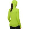 image:imageRoadbox Womens Sun Protection Hoodie Jacket UPF 50 SPF Lightweight Long Sleeve Full Zip Workout Shirts for Hiking Running09 Green