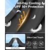 image:imageRoadbox Womens UPF 50 14 Zip Pullover Long Sleeve Sun Protection Rash Guard Shirts Quick Dry Workout Hiking Golf Tops01black