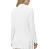 image:imageRoadbox Womens UPF 50 14 Zip Pullover Long Sleeve Sun Protection Rash Guard Shirts Quick Dry Workout Hiking Golf Tops02white