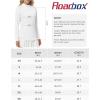 image:imageRoadbox Womens UPF 50 14 Zip Pullover Long Sleeve Sun Protection Rash Guard Shirts Quick Dry Workout Hiking Golf Tops02white
