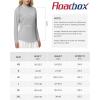 image:imageRoadbox Womens UPF 50 14 Zip Pullover Long Sleeve Sun Protection Rash Guard Shirts Quick Dry Workout Hiking Golf Tops05grey