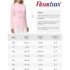 image:imageRoadbox Womens UPF 50 14 Zip Pullover Long Sleeve Sun Protection Rash Guard Shirts Quick Dry Workout Hiking Golf Tops06pink