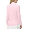 image:imageRoadbox Womens UPF 50 14 Zip Pullover Long Sleeve Sun Protection Rash Guard Shirts Quick Dry Workout Hiking Golf Tops06pink