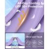 image:imageRoadbox Womens UPF 50 14 Zip Pullover Long Sleeve Sun Protection Rash Guard Shirts Quick Dry Workout Hiking Golf Tops09purple