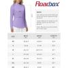 image:imageRoadbox Womens UPF 50 14 Zip Pullover Long Sleeve Sun Protection Rash Guard Shirts Quick Dry Workout Hiking Golf Tops09purple