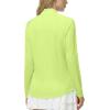 image:imageRoadbox Womens UPF 50 14 Zip Pullover Long Sleeve Sun Protection Rash Guard Shirts Quick Dry Workout Hiking Golf Tops10yellow