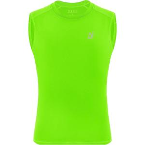 image:imageRoadbox Boys Youth Sleeveless Compression Shirt Quick Dry Kids Football Undershirt Athletic Soft Tank Tops Sport BasketballFluorescent Green