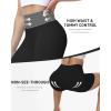 image:imageRoadbox Womens Biker Shorts No Front Seam 358 High Waisted Tummy Control Volleyball Yoga Workout Gym Spandex ShortsBlack