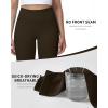 image:imageRoadbox Womens Biker Shorts No Front Seam 358 High Waisted Tummy Control Volleyball Yoga Workout Gym Spandex ShortsBrown