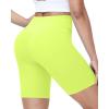 image:imageRoadbox Womens Biker Shorts No Front Seam 358 High Waisted Tummy Control Volleyball Yoga Workout Gym Spandex ShortsGreen