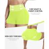 image:imageRoadbox Womens Biker Shorts No Front Seam 358 High Waisted Tummy Control Volleyball Yoga Workout Gym Spandex ShortsGreen
