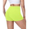 image:imageRoadbox Womens Biker Shorts No Front Seam 358 High Waisted Tummy Control Volleyball Yoga Workout Gym Spandex ShortsGreen
