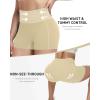 image:imageRoadbox Womens Biker Shorts No Front Seam 358 High Waisted Tummy Control Volleyball Yoga Workout Gym Spandex ShortsNude