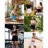 image:imageRoadbox Womens Biker Shorts No Front Seam 358 High Waisted Tummy Control Volleyball Yoga Workout Gym Spandex ShortsNude