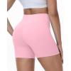 image:imageRoadbox Womens Biker Shorts No Front Seam 358 High Waisted Tummy Control Volleyball Yoga Workout Gym Spandex ShortsPink