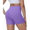 image:imageRoadbox Womens Biker Shorts No Front Seam 358 High Waisted Tummy Control Volleyball Yoga Workout Gym Spandex ShortsPurple