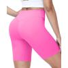 image:imageRoadbox Womens Biker Shorts No Front Seam 358 High Waisted Tummy Control Volleyball Yoga Workout Gym Spandex ShortsRose Pink
