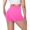 image:imageRoadbox Womens Biker Shorts No Front Seam 358 High Waisted Tummy Control Volleyball Yoga Workout Gym Spandex ShortsRose Pink