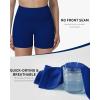 image:imageRoadbox Womens Biker Shorts No Front Seam 358 High Waisted Tummy Control Volleyball Yoga Workout Gym Spandex ShortsRoyal Blue