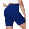 image:imageRoadbox Womens Biker Shorts No Front Seam 358 High Waisted Tummy Control Volleyball Yoga Workout Gym Spandex ShortsRoyal Blue