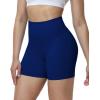 image:imageRoadbox Womens Biker Shorts No Front Seam 358 High Waisted Tummy Control Volleyball Yoga Workout Gym Spandex ShortsRoyal Blue