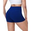 image:imageRoadbox Womens Biker Shorts No Front Seam 358 High Waisted Tummy Control Volleyball Yoga Workout Gym Spandex ShortsRoyal Blue