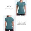 image:imageRoadbox Womens Compression Shirt Slim Fit Short Sleeve Athletic Top Workout Undershirt for Gym and YogaSlate Blue
