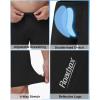 image:imageRoadbox Swim Jammers for Men Athletic Swimsuit for Training Racing Quick Dry Endurance Competitive Swimming Shorts UPF 50Black
