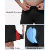 image:imageRoadbox Swim Jammers for Men Athletic Swimsuit for Training Racing Quick Dry Endurance Competitive Swimming Shorts UPF 50Black Combined With Red