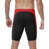 image:imageRoadbox Swim Jammers for Men Athletic Swimsuit for Training Racing Quick Dry Endurance Competitive Swimming Shorts UPF 50Black Combined With Red