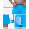 image:imageRoadbox Swim Jammers for Men Athletic Swimsuit for Training Racing Quick Dry Endurance Competitive Swimming Shorts UPF 50Blue Combined With Sky Blue