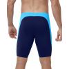 image:imageRoadbox Swim Jammers for Men Athletic Swimsuit for Training Racing Quick Dry Endurance Competitive Swimming Shorts UPF 50Navy Blue Combined With Blue