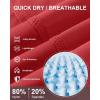 image:imageRoadbox Swim Jammers for Men Athletic Swimsuit for Training Racing Quick Dry Endurance Competitive Swimming Shorts UPF 50Red