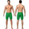image:imageRoadbox Swim Jammers for Men Racing Athletic Quick Dry Swimsuit Endurance Training Competitive Swimming Shorts UPF 50Apple Green