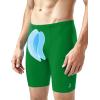 image:imageRoadbox Swim Jammers for Men Racing Athletic Quick Dry Swimsuit Endurance Training Competitive Swimming Shorts UPF 50Apple Green